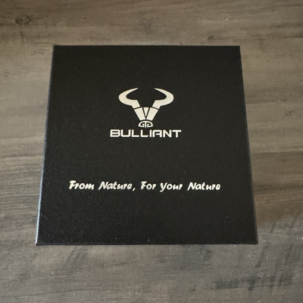 NEW Bulliant Men's Leather Ratchet Belt Black Adjust 36" Trim to 28" Gift Box
